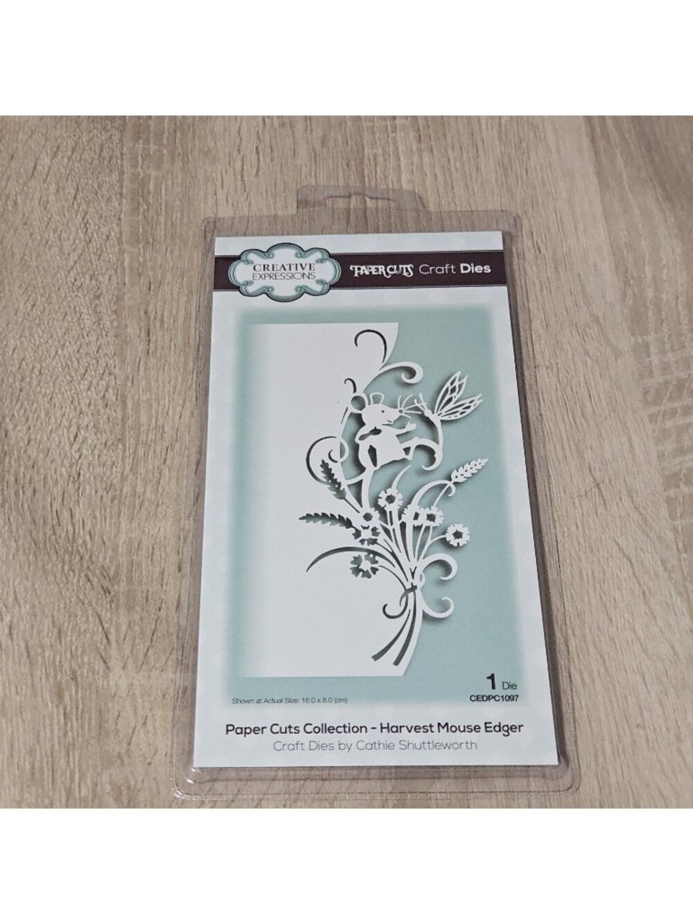 Creative Expressions Paper Cuts Collection Harvest Mouse Edger Die CEDPC1097 New